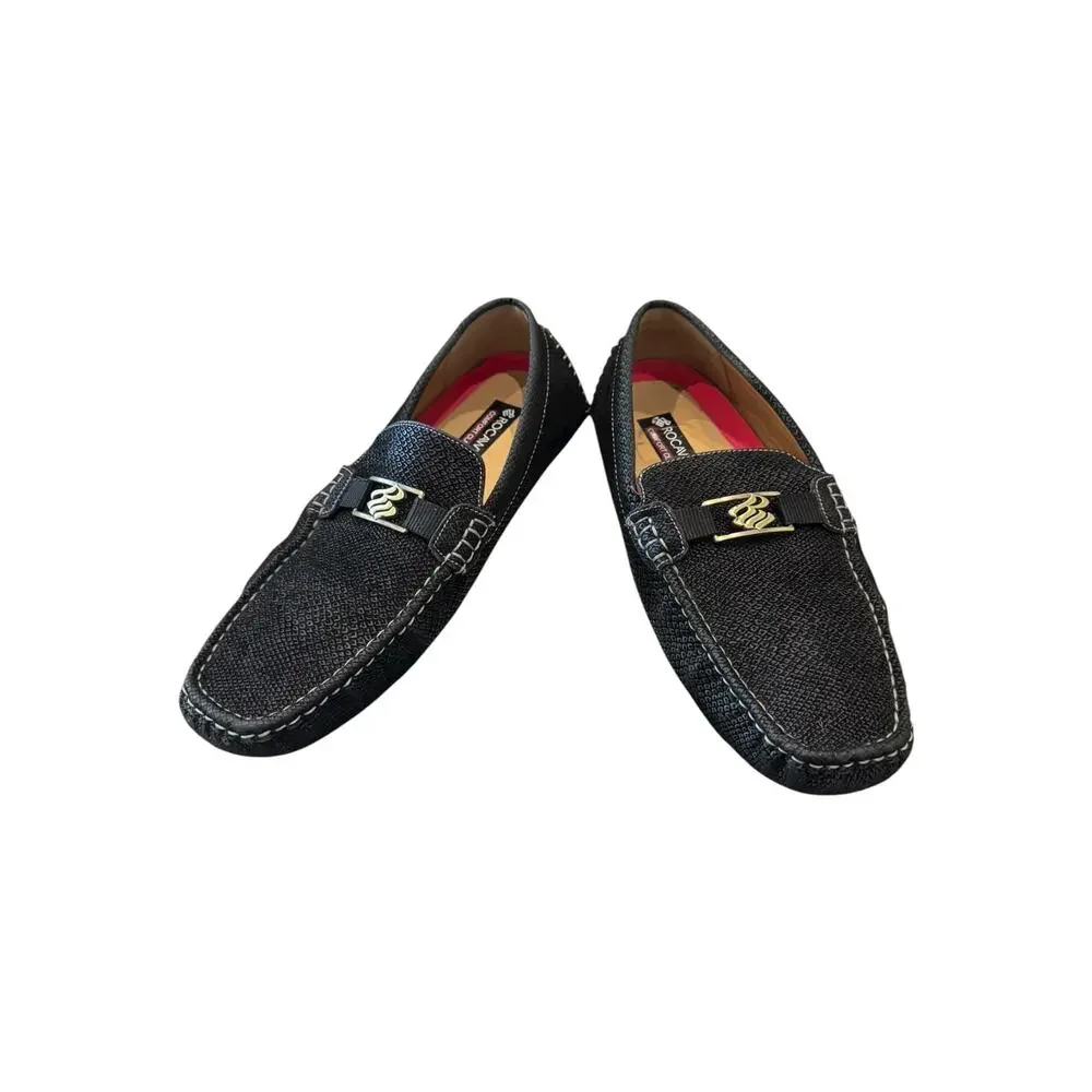 Rocawear Dwight Comfort Classic Black Driving Loafers Men’s 9 EU 42
